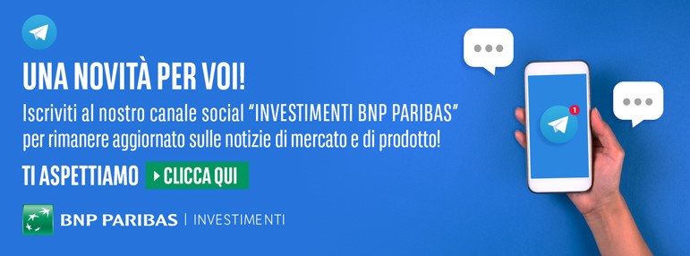 Iscriviti al nostro canale Telegram Investiemnti BNP Paribas. Clicca Qui: